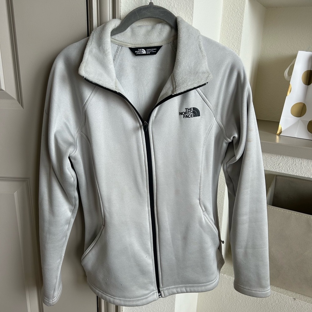 Northface Light Grey Fleece Jacket